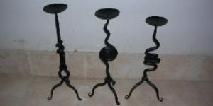 Iron Single Light Candle Holder