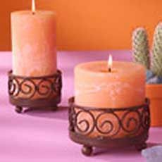 Iron Candle Holder - 006