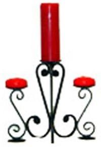 Iron Candle Holder