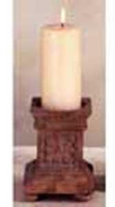 Wood Candle Holder  - 007