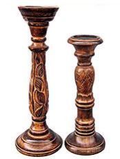 Wooden Candle Stand Sac 36