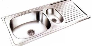 Single Bowl and Veg Bowl with Drain Board