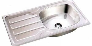 Single Bowl with Drain Board