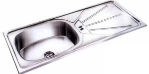 Single Bowl Kitchen Sink with Drip Tray