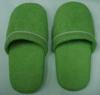 Green Plain Bathroom Slippers