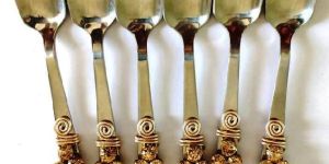 6 Designer Fancy Ice Cream Spoons