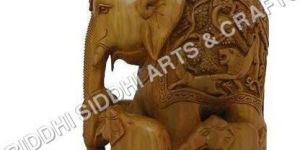 Sandalwood Elephant Statue