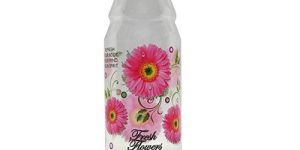 Rose Bottle Pink 1000ml Plastic Cap