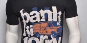 Mens Printed Round Neck T-Shirt