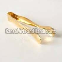 Brass Ice Tongs