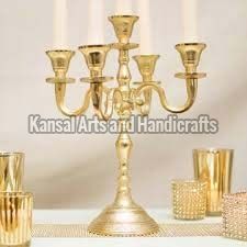 Brass Table Candle Holder