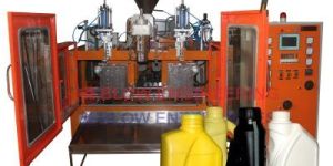 Double Station Lubricants Container Plastic Blow Molding Machine