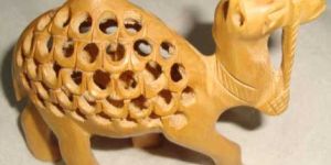 Wooden Camel Statue