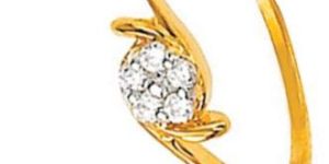 Avsar Real Gold and Diamond Fancy Ladies Ring # Avr010