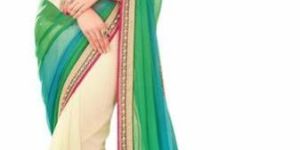 Partywear Designer Embroidered Saree