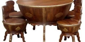 Mango Wood Dining Table Set