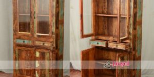 Reclaimed Wood Bedroom Almirah Design