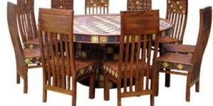 Sheesham Wood Dining Table Set