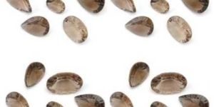 Smoky Quartz Concave Cut Stone