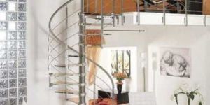 Stainless Steel Spiral Staircase