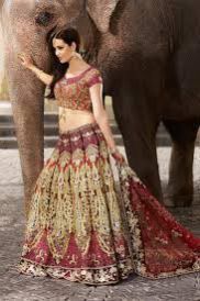 Embroidered and Beaded Ladies Wedding Wearing's