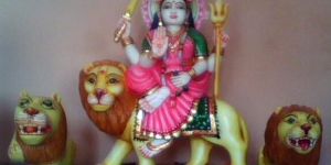 Marble Durga Statue