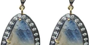925 Sterling Silver Gems Earring