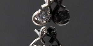 Solitaire Divine 925 Sterling Silver Earrings