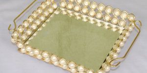 Decorative Square Iron Tray