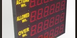 Weighbridge Data Display Boards.