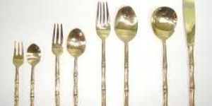 Brass Cutlery Set