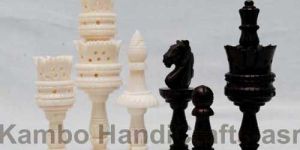 Bone Chess Pieces