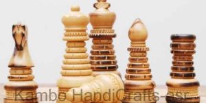 Wooden Carved Chess Set