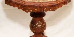 Round Wooden Table