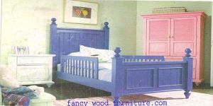 Wooden Single Bed