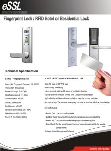 Essl-bio Lock and Rfid Lock