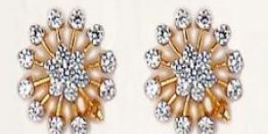 Gold Diamond Earrings