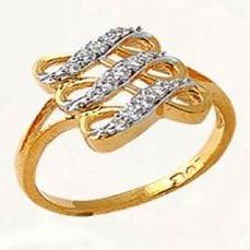 Ladies Gold Diamond Rings