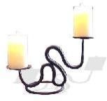 Iron Candle Holder