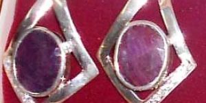 Ruby Stone Earrings