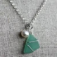 Designer Glass Pendant Necklaces