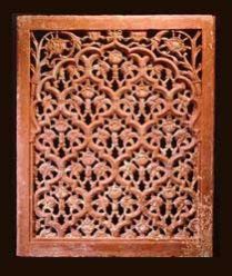 Intricate Sandstone Lattice