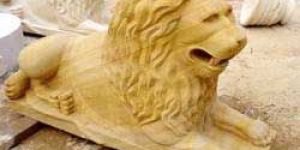 Sandstone Lion Statue