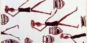 Handmade Screen Print Paper