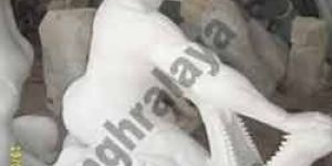 Man with Crocodile Statues