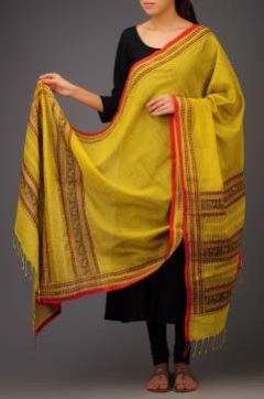 Block Printed Cotton Dupatta