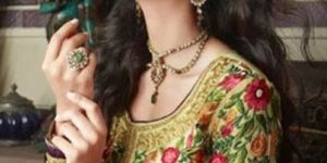 Dafodil Colour Ethnic Designer Party Wear Long Anarkali Salwar Kameez