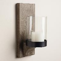 Glass Candle Sconces