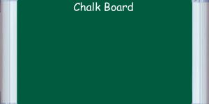 Green Chalk Board