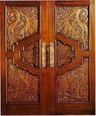 Carved Wooden Door